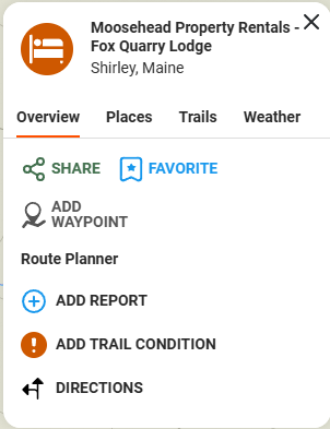 Moosehead Property Rentals - Fox Quarry Lodge